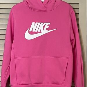 Nike Fleece Hoodie in Bright Pink
